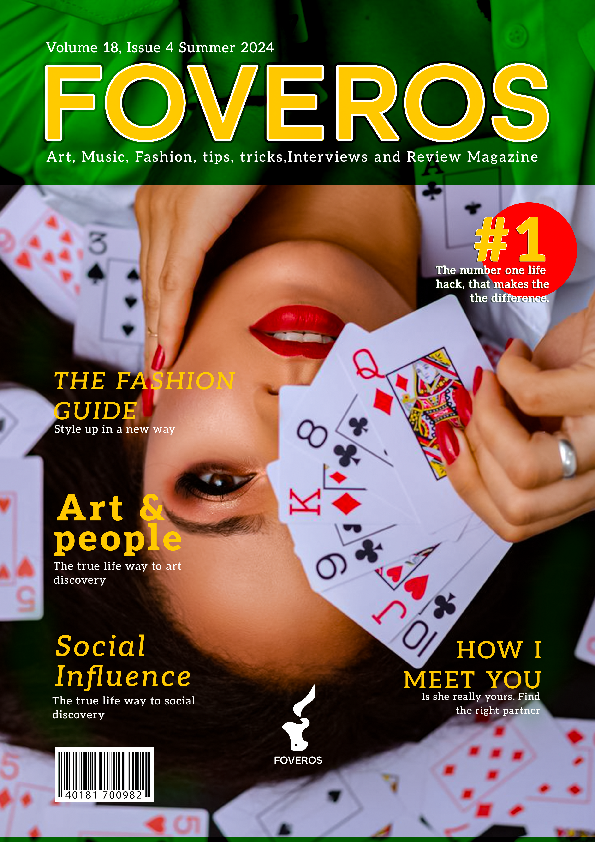 Foveros Magazine Cover Design